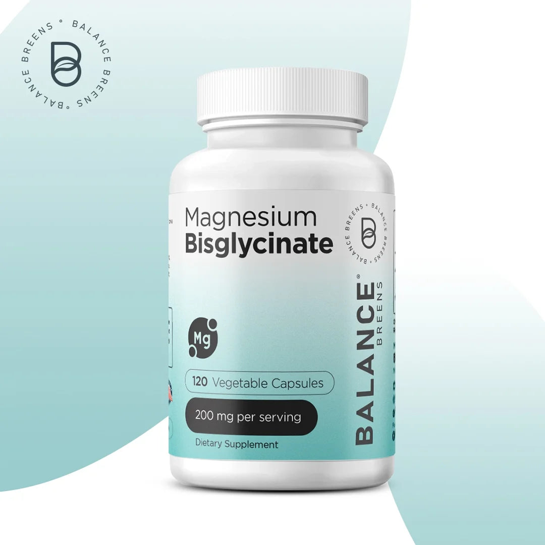 Magnesium Bisglycinate 200Mg High Absorption Chelated - 120 Vegan Capsules - Supports Hearth Health, Muscle Cramps, Bone Health, Positive Mood - Non-Gmo and Gluten Free