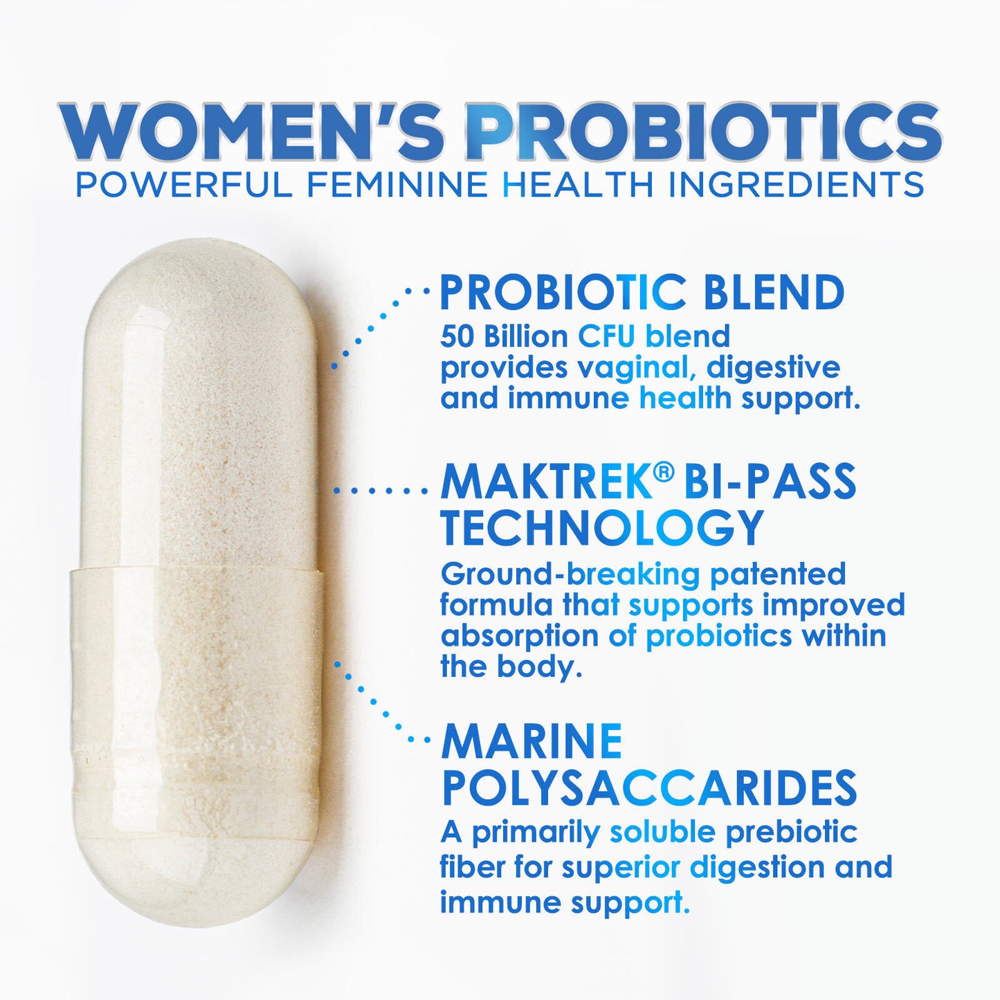 Probiotics for Women - for Digestive Health, Immune Support, & Vaginal Health