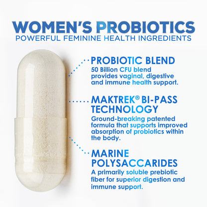 Probiotics for Women - for Digestive Health, Immune Support, & Vaginal Health