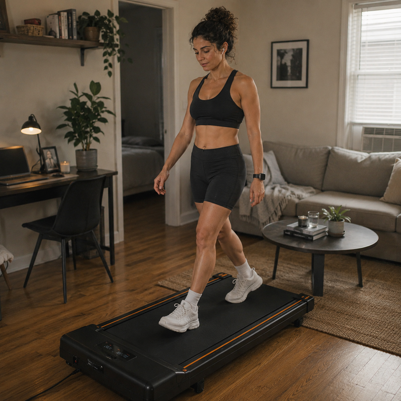 Under Desk Walking Pad — Quiet Home Office Treadmill