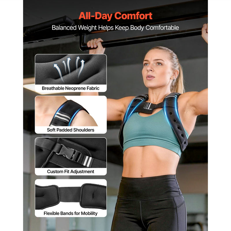 Weighted Vest 10 lb — Make the Same Walk Count More