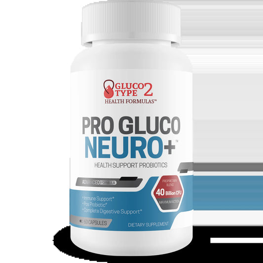 Pro Gluco Neuro + Probiotic Health Support - Digestive Immune Support to Promote Overall Blood & Body Health - Healthy Blood Balancing Probiotics Immune Support Formula - 60 Count