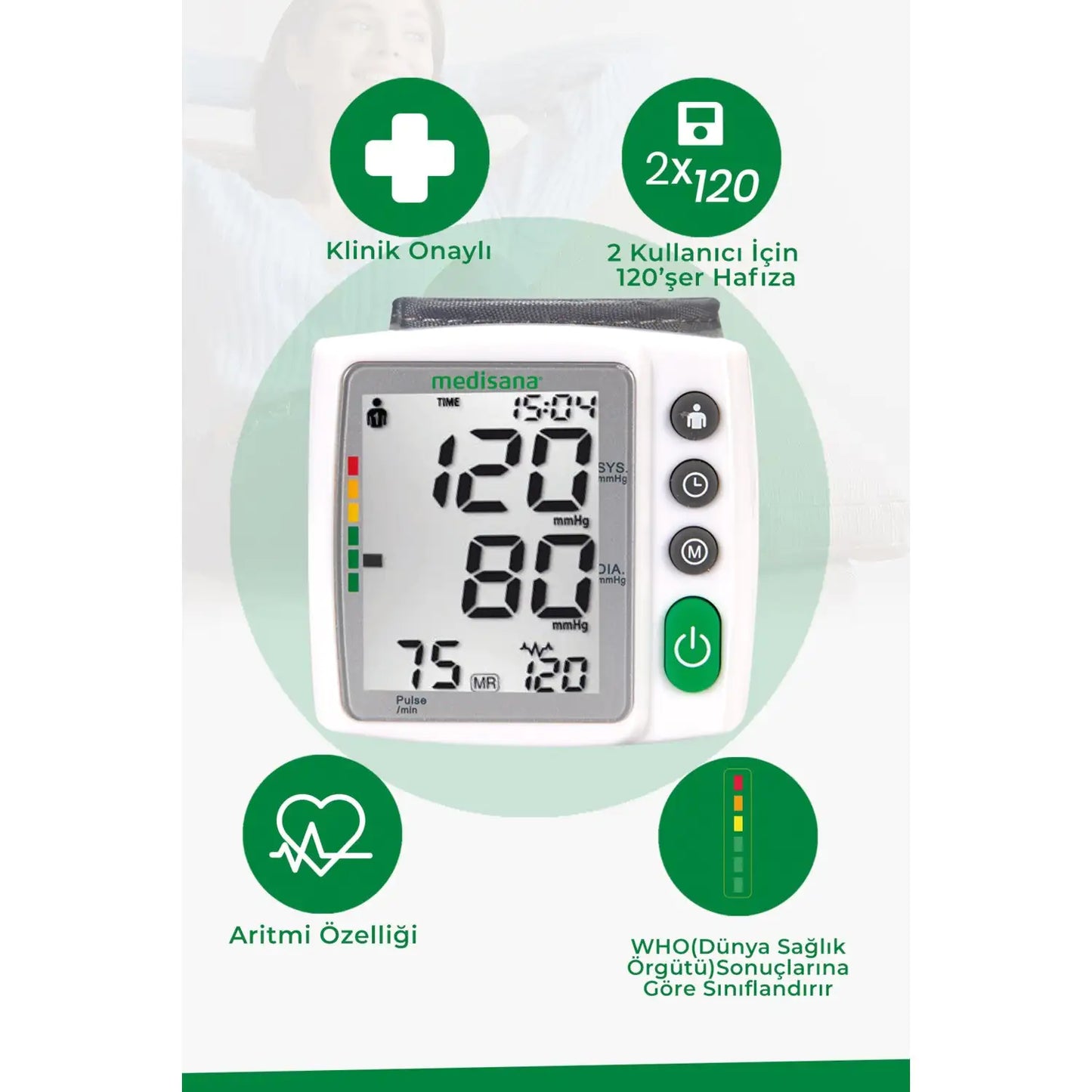 Medisana 48628 Wrist Type Blood Pressure Monitor